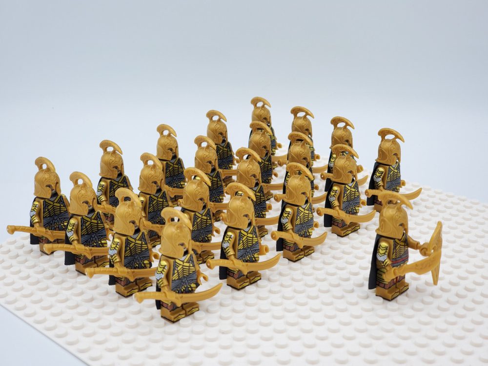 Lord the Rings Elves High Two-Hand Swords Minifigure Set 21pcs - Image 2