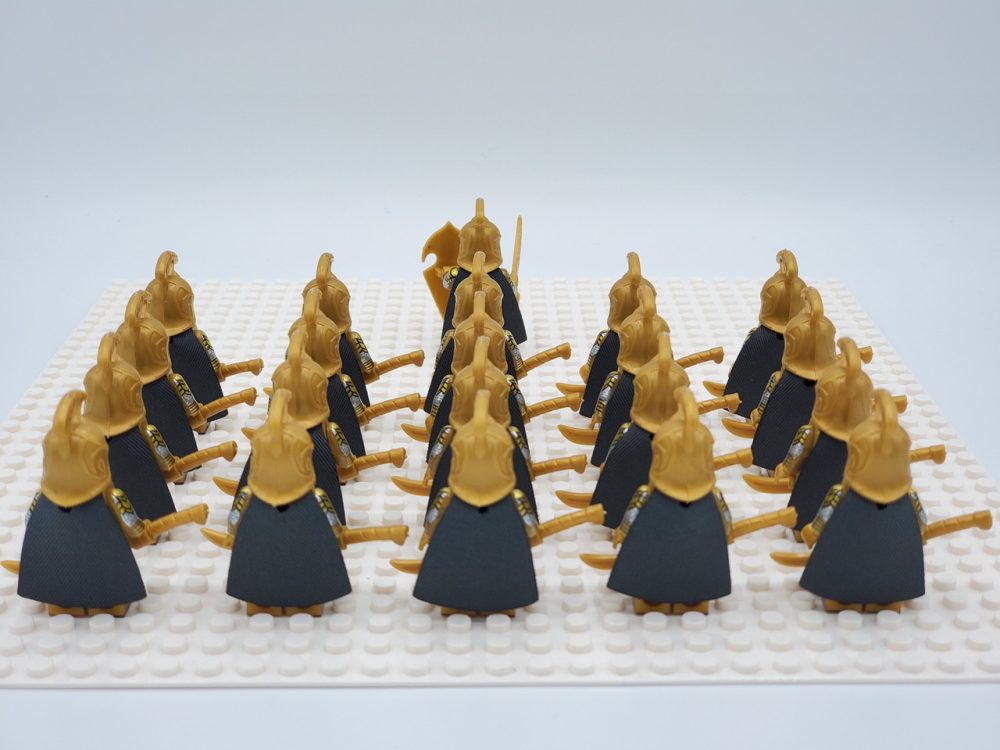 Lord the Rings Elves High Two-Hand Swords Minifigure Set 21pcs - Image 4