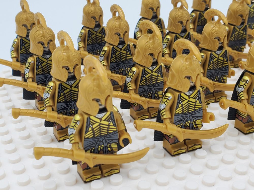 Lord the Rings Elves High Two-Hand Swords Minifigure Set 21pcs - Image 7