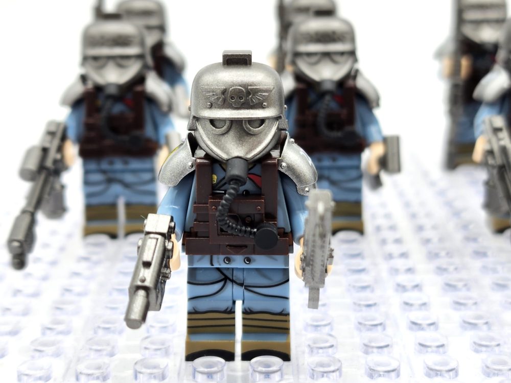 Death Korps of Krieg Veteran Squad Minifigure Set of 13pcs - Image 5