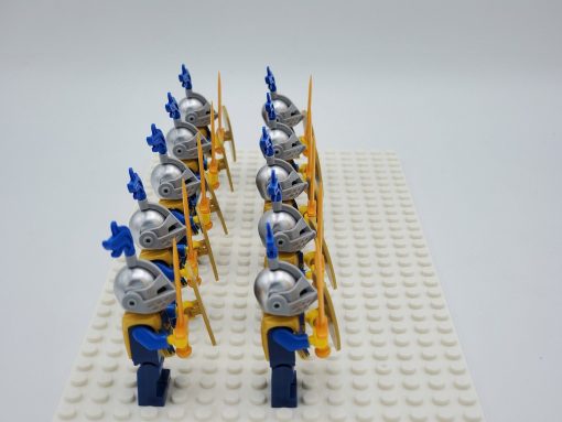 Blue Crown Knights Style 1 Minifigures Set of 10pcs - Image 5