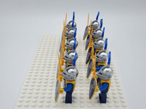 Blue Crown Knights Style 1 Minifigures Set of 10pcs - Image 6
