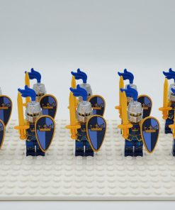Blue Crown Knights Style 2 Minifigures Set of 10pcs