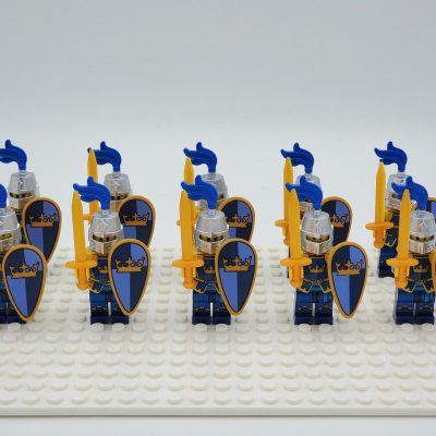 Blue Crown Knights Style 2 Minifigures Set of 10pcs