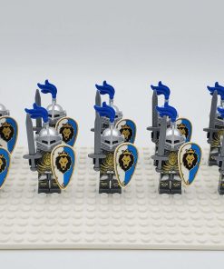 Blue Lion Knights Style 1 Minifigures Set of 10pcs
