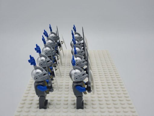 Blue Lion Knights Style 1 Minifigures Set of 10pcs - Image 5