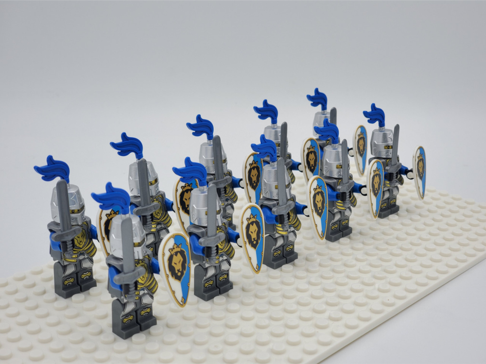 blue-lion-knights-style-2-minifigures-set-of-10pcs