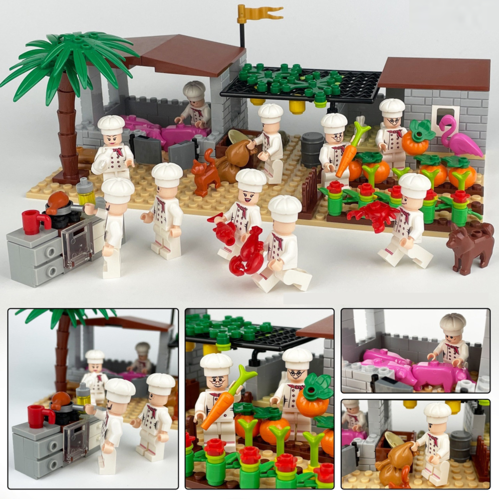 junior-chefs-cooking-team-minifigure-set-of-10pcs-with-foods-accessories