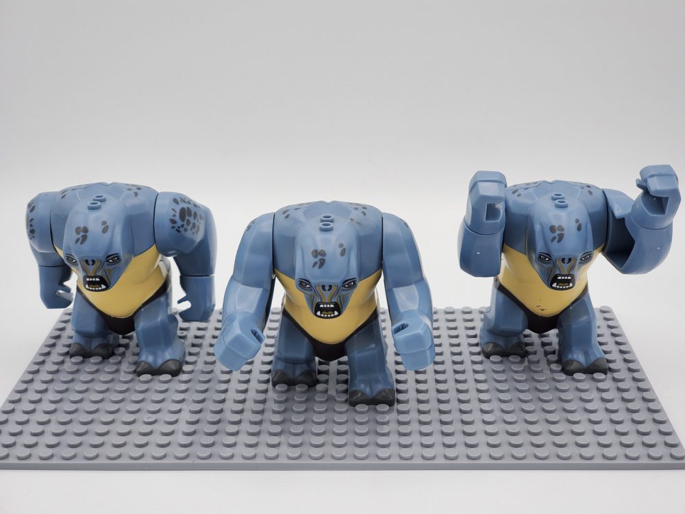Lord the Rings Cave Trolls Minifigures Set 3pcs (9cm Maxifigures) - Image 2