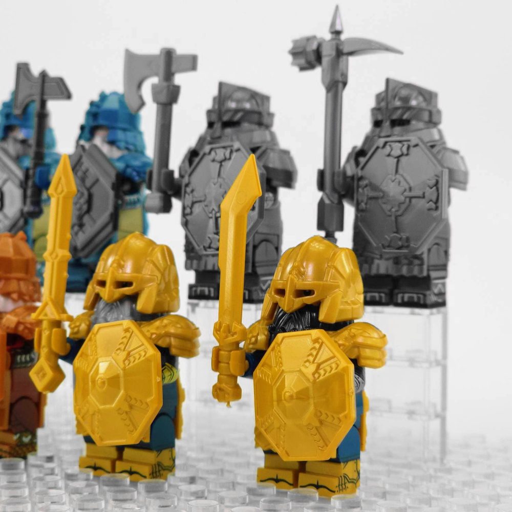 Lord the Rings Erebor Dwarves Minifigure Set 8pcs - Image 6