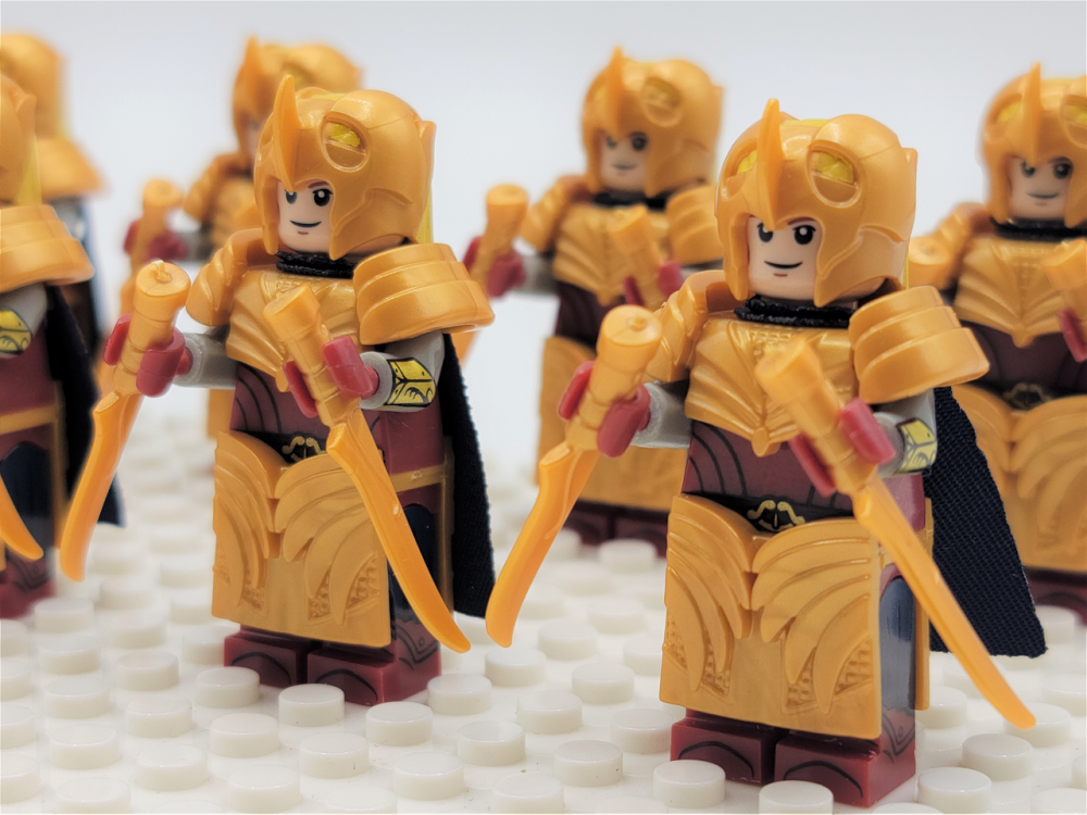 Lord the Rings Galadhrim Elves Dual Wield Minifigure Set 10pcs - Image 5