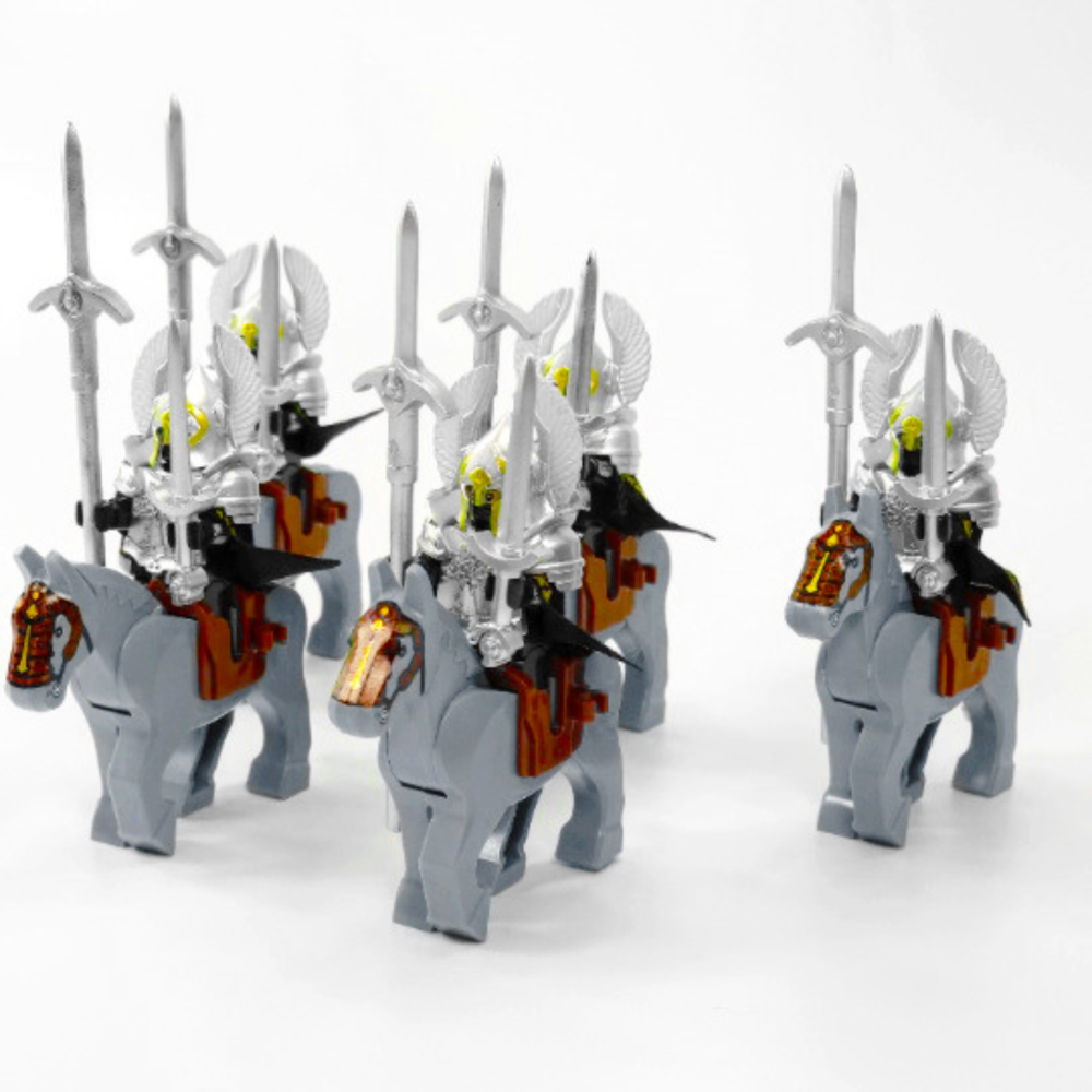 lord-the-rings-gondor-fountain-guards-and-mounts-minifigure-set-10pcs
