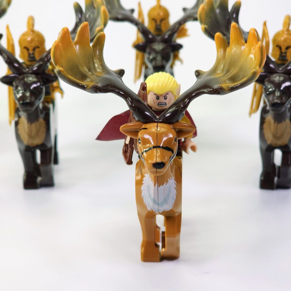 lord-the-rings-high-elves-on-elk-mount-minifigure-set-12pcs