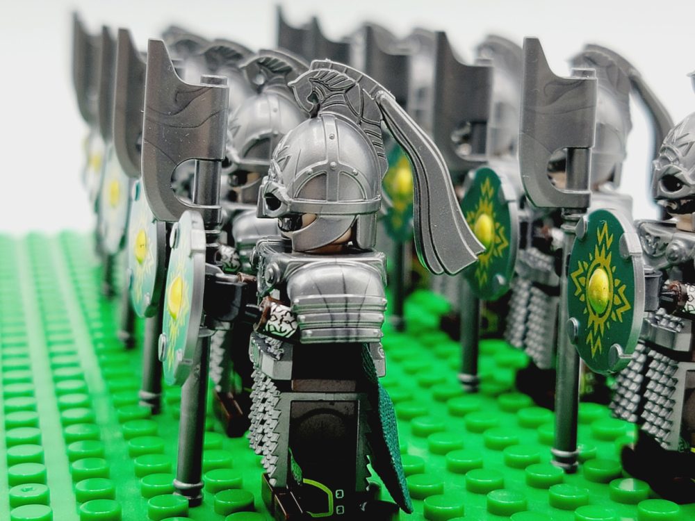 Lord the Rings Riders Rohan Long Axes Minifigure Set 10pcs - Image 6