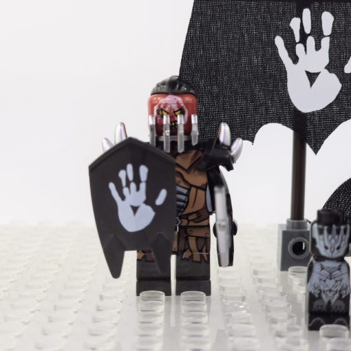 Lord the Rings Sauron Witch King Uruk-Hai Captain Minifigure Set - Image 4