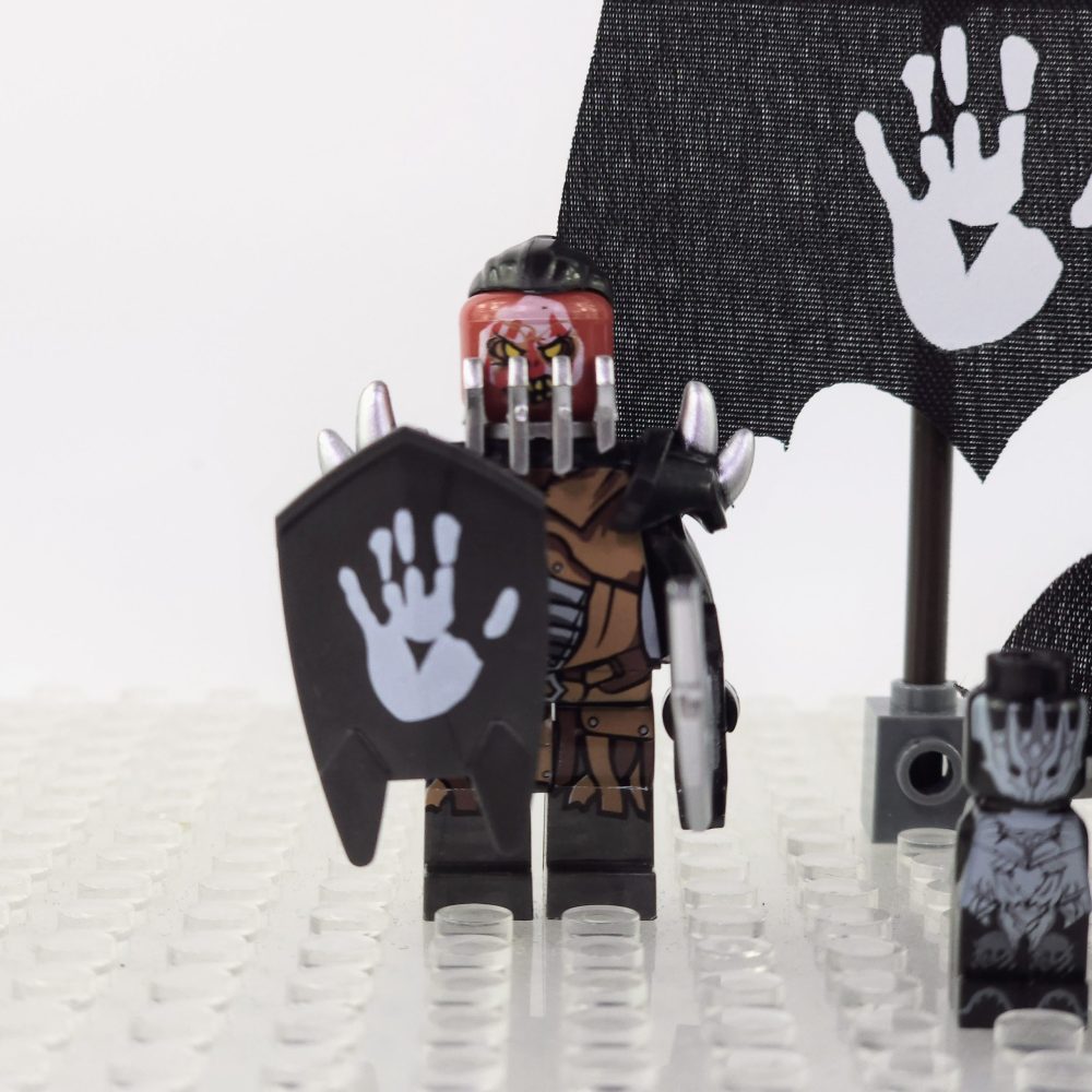 Lord the Rings Sauron Witch King Uruk-Hai Captain Minifigure Set - Image 4