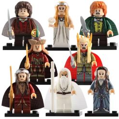 Lord the Rings The Hobbit Minifigures Set 8pcs