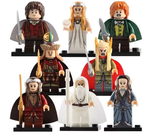Lord the Rings The Hobbit Minifigures Set 8pcs