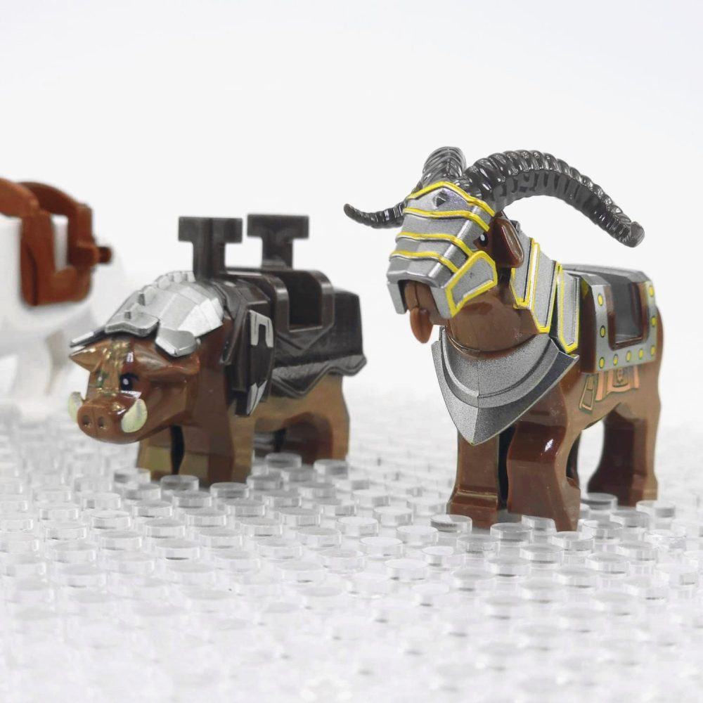 Lord the Rings Wargs, Boars and War Goat Mounts for Minifigures - Image 5