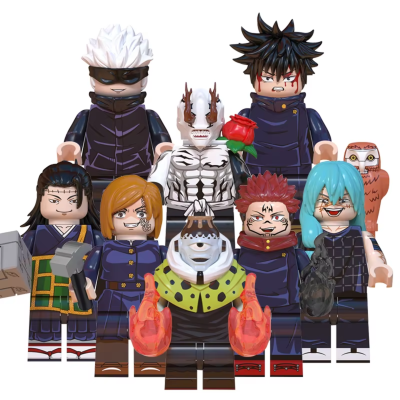 Jujutsu Kaisen Anime Minifigure Set of 8pcs