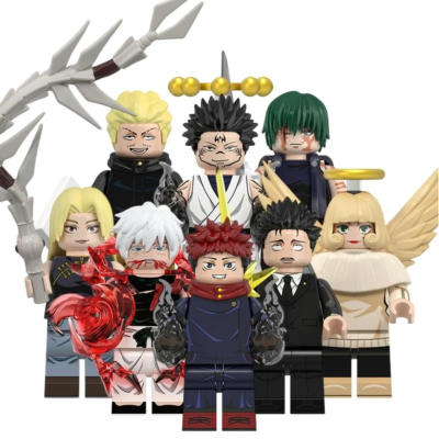 Jujutsu Kaisen Shibuya Arc Minifigure Set of 8pcs