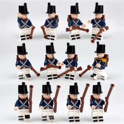 Napoleonic Wars French Musketeer Style 1 Minifigure Set