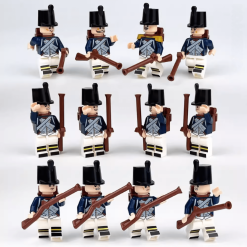 Napoleonic Wars French Musketeer Style 2 Minifigure Set
