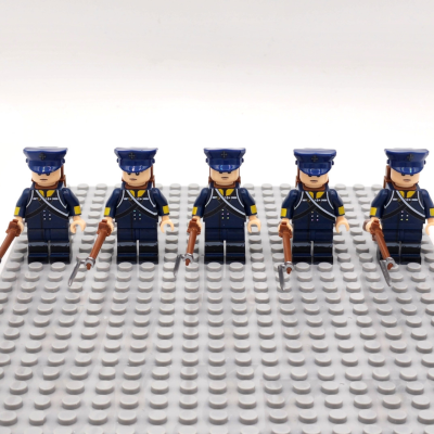 Napoleonic Wars Prussian Landwehr Minifigure Set of 5pcs