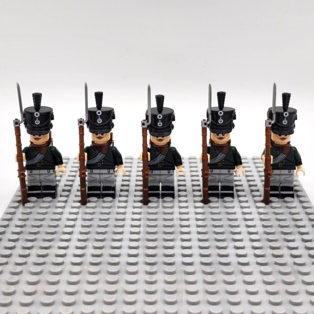 Napoleonic Wars Prussian Silesian Chasseur Minifigure Set of 5pcs