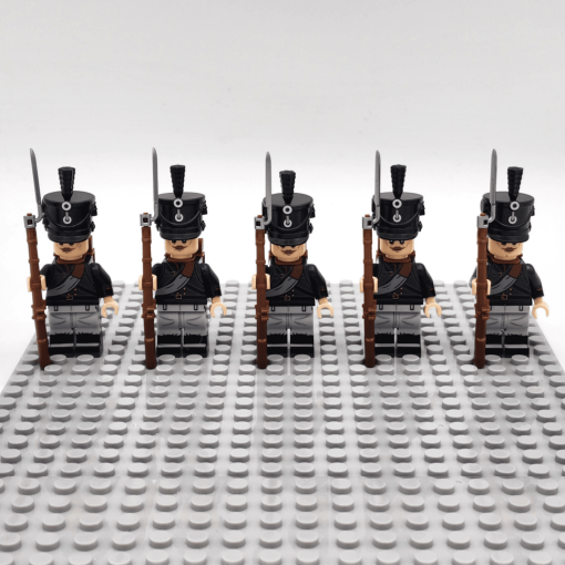 Napoleonic Wars Prussian Silesian Chasseur Minifigure Set of 5pcs