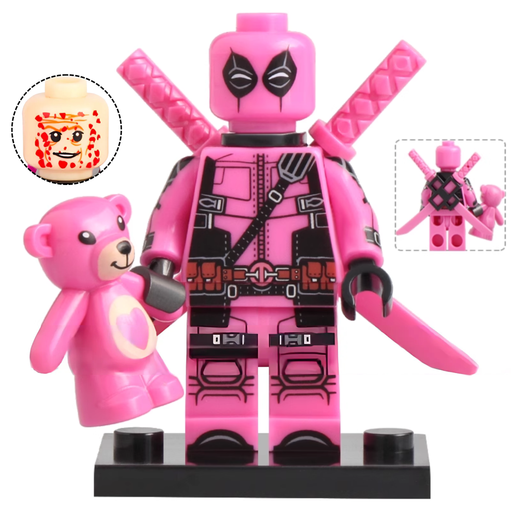 Pink Dead Pool Minifigure