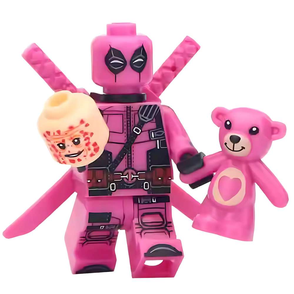Pink Dead Pool Minifigure - Image 3