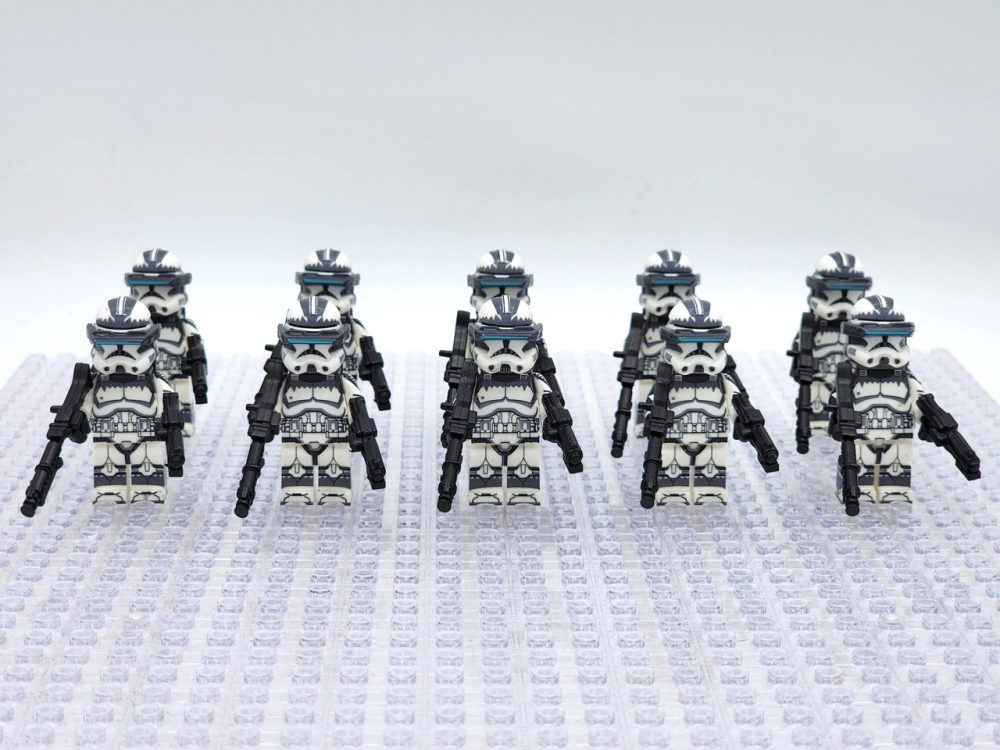 Star Wars 104th Wolfpack Sargeants Clone Trooper Minifigure Set