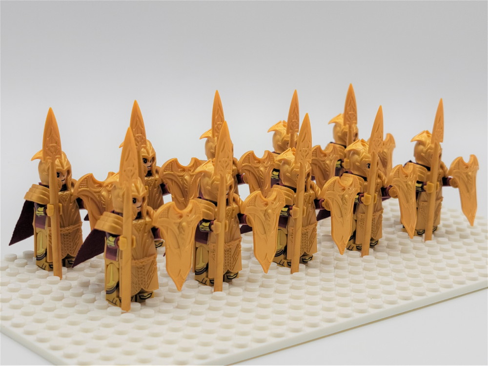 Lord the Rings Mirkwood Elves Spears Minifigure Set 10pcs - Image 2