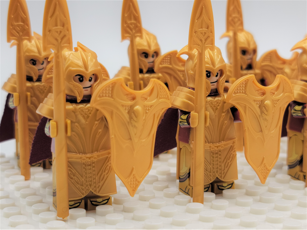 Lord the Rings Mirkwood Elves Spears Minifigure Set 10pcs - Image 6