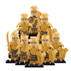 Lord the Rings Elven Warriors Minifigure Set 8pcs