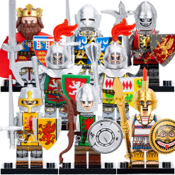 Assorted Medieval and Crusader Minifigure Set