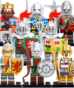 Assorted Medieval and Crusader Minifigure Set
