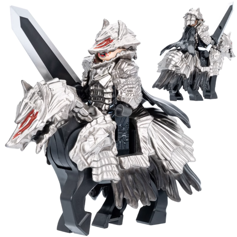 Berserk Anime - Guts & Pegasus Minifigure Set
