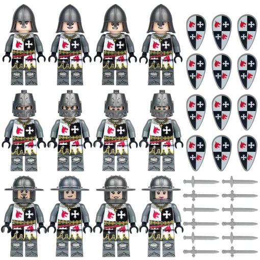 black-falcon-medieval-castle-knights-minifigure-set-of-12pcs