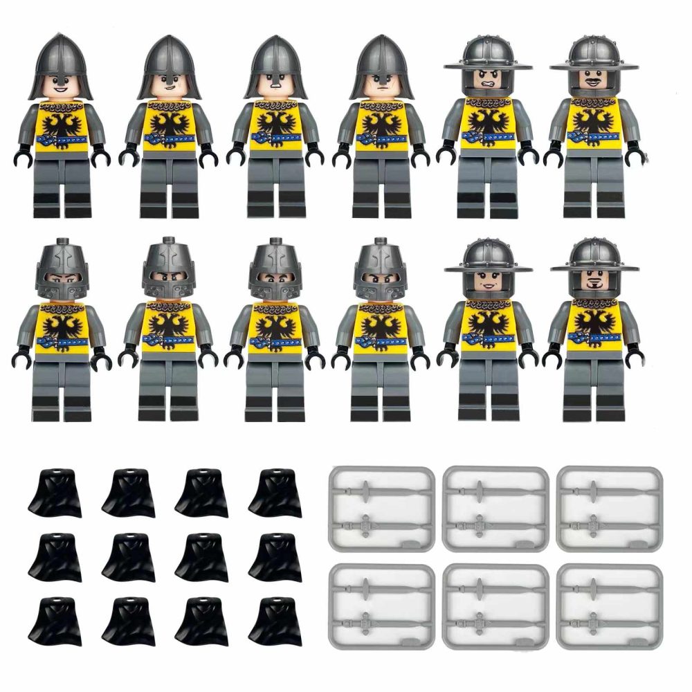 black-falcon-medieval-castle-knights-minifigure-set-of-12pcs