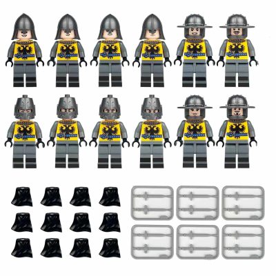 black-falcon-medieval-castle-knights-minifigure-set-of-12pcs