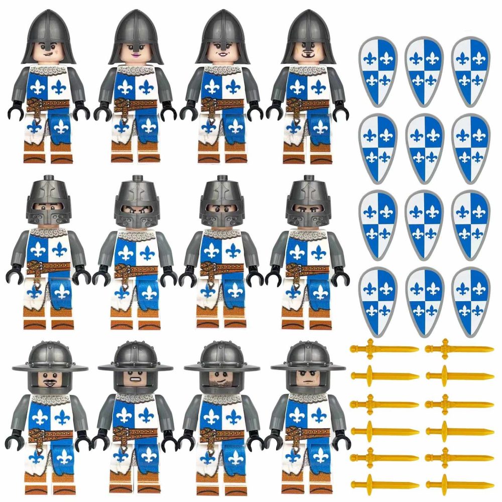 black-falcon-medieval-castle-knights-minifigure-set-of-12pcs