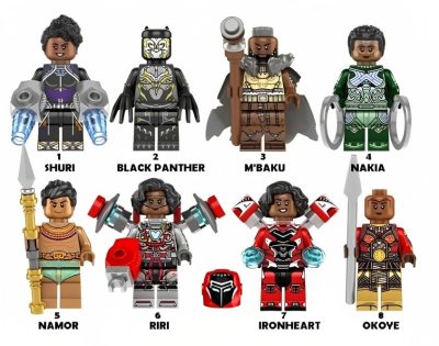 black-panther-wakanda-forever-minifigure-set-of-8pcs