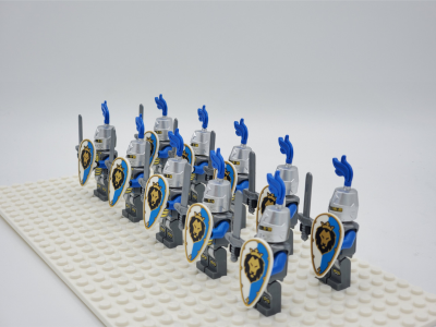 blue-lion-knights-style-2-minifigures-set-of-10pcs