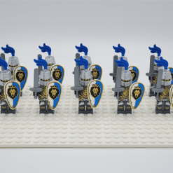 blue-lion-knights-style-2-minifigures-set-of-10pcs