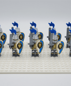 blue-lion-knights-style-2-minifigures-set-of-10pcs