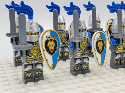blue-lion-knights-style-2-minifigures-set-of-10pcs