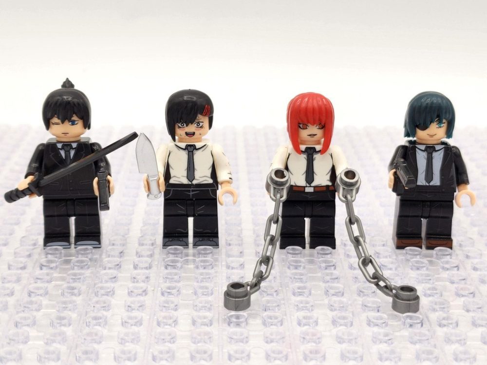 Chainsaw Man Minifigure Set - Denji Bomb Reze Makima - Image 3