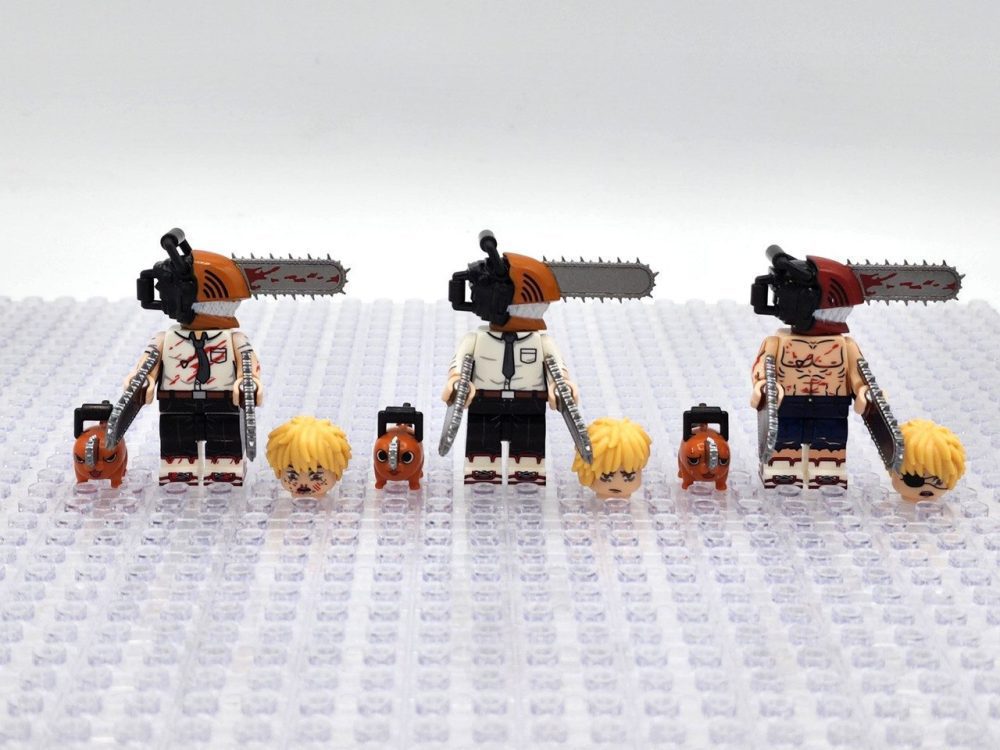 Chainsaw Man Minifigure Set - Denji Bomb Reze Makima - Image 2